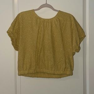 Madewell eyelet Michelle bubble top - dream in daisies